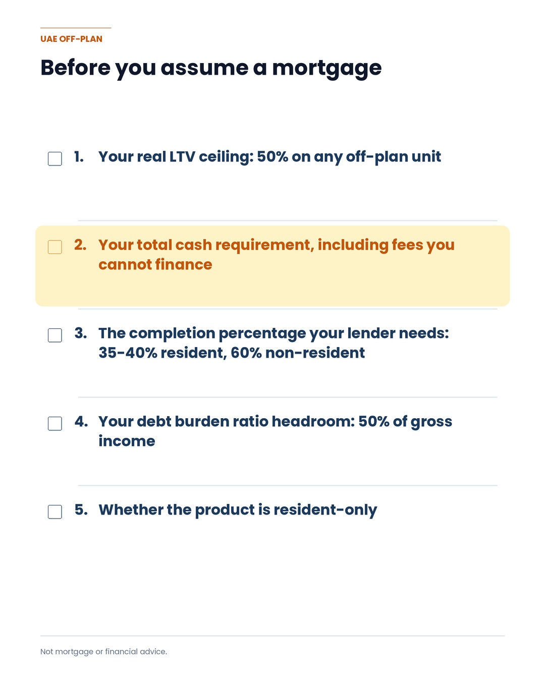 Before you assume a mortgage